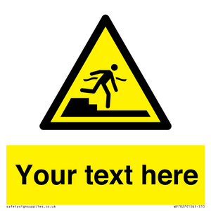 Custom warning Submerged step or steps